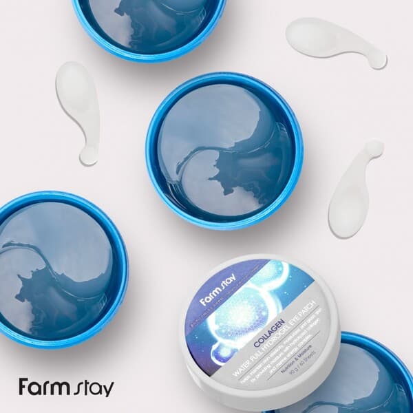 FarmStay "Water Full Hydrogel Eye Patch" патчи для глаз, 90 гр