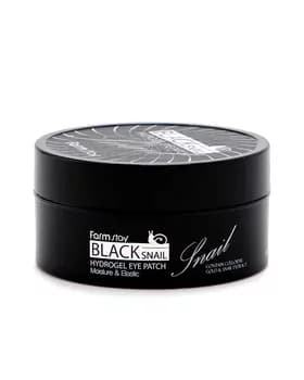 FarmStay "Black Snail Hydrogel Eye Patch" патчи для глаз, 90 гр