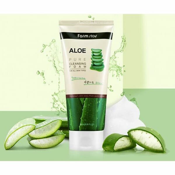 FarmStay "Aloe Pure Cleansing Foam" пенка для умывания, 180 мл