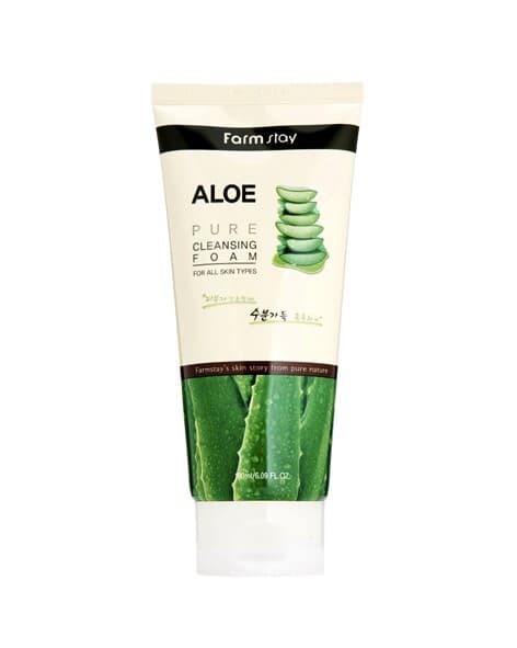 FarmStay "Aloe Pure Cleansing Foam" пенка для умывания, 180 мл