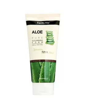 FarmStay "Aloe Pure Cleansing Foam" пенка для умывания, 180 мл