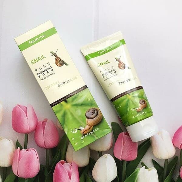 FarmStay "Snail Pure Cleansing Foam" пенка для умывания, 180 мл