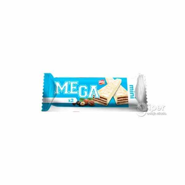 Ak şokolad örtükli hoz we kakao kremli wafli "Bifa MEGA X2" 28 gr