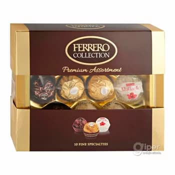 Набор конфет "Ferrero Collection" (Ferrero Rodnoir, Ferrero Rocher, Raffaello) 107.2 гр