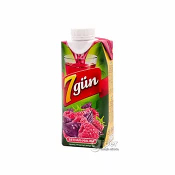 "7 gün" reýhan-malina şiresi, 0.33 lt