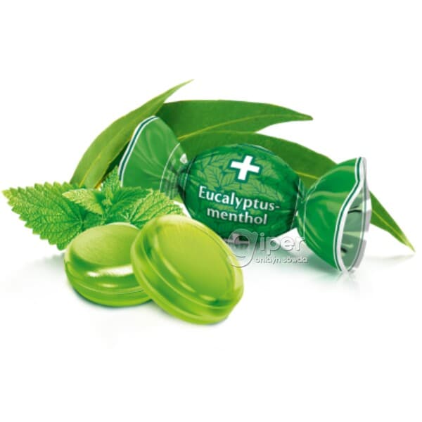 Карамель леденцовая Roshen "Эвкалипт-ментол" 250 г (±10 г)