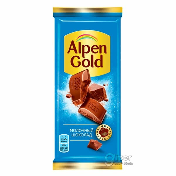 Şokolad Alpen Gold süýtli 85 gr