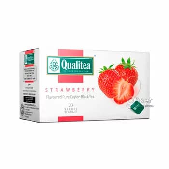 Gara çaý Qualitea Natural Strawberry haltajykly, 20 sany, 40 gr
