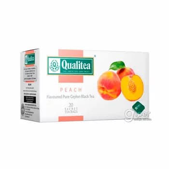 Gara çaý Qualitea Natural Peach haltajykly, 20 sany, 40 gr