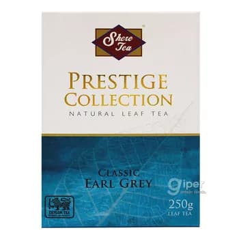 Gara çaý Shere Tea Prestige Collection Earl Grey Classic atym çaý, 250 gr