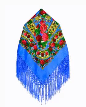 Zerli ýüň gyňaç, asman gök