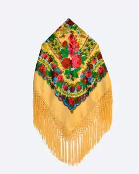 Zerli ýüň gyňaç, süýt reňk