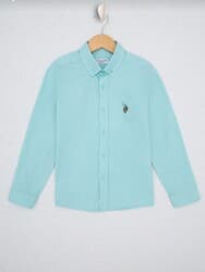 U.S.Polo oglan çaga asman gök köýnek