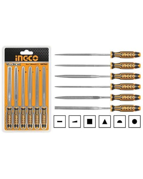 "Ingco" Набор надфилей 6 шт
