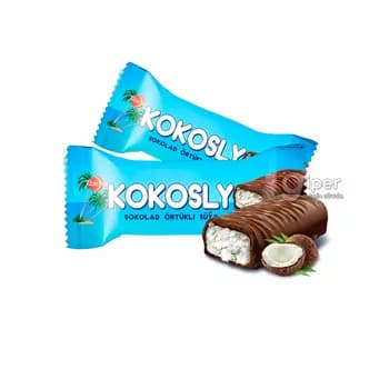 Täze aý "Kokosly" şokolad örtükli süýji, 250 gr (±15 gr)