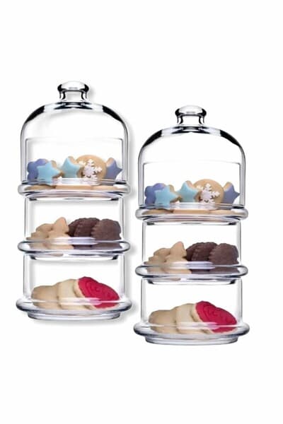 "Paşabahçe" 3 gatly saklama gaby, 2 sany