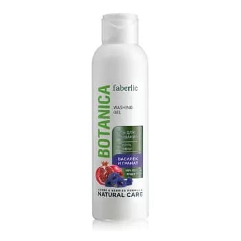 Ýuwunmak üçin gel Faberlic Botanica "Василёк güli we nar" 0773, 150 ml