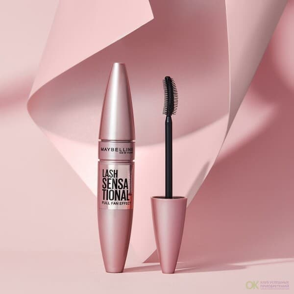 "Maybelline New York" тушь для ресниц "Lash Sensational" веерный объем, черный 9,5 мл