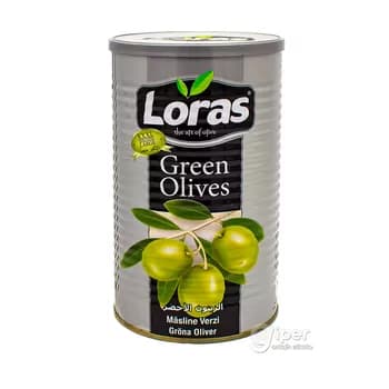 "Loras" şänikli ýaşyl zeýtun, 1300 gr