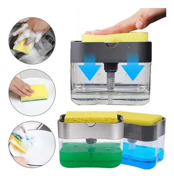 Arassalaýjy serişde we gubka saklaýjy gap, 385 ml (+gubka)