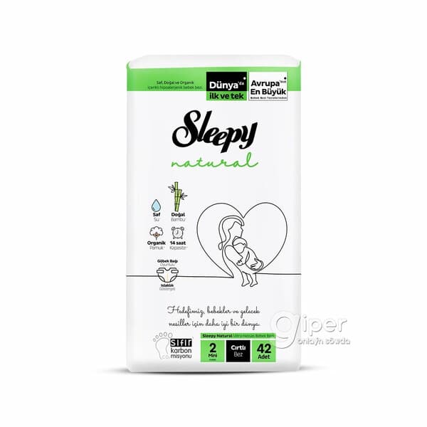 Podguznikler Sleepy "Ultra sensitive" Mini №2 (3-6 kg), 42 sany