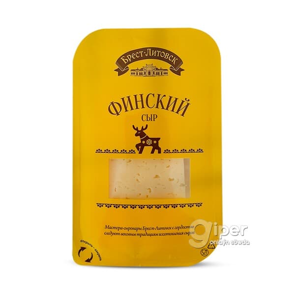 Dilimli peýnir Брест-Литовск "Финский", 150 gr