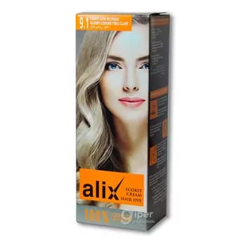 Крем-краска для волос Alix 9.1 "Светло-желтый блонд", 60 мл