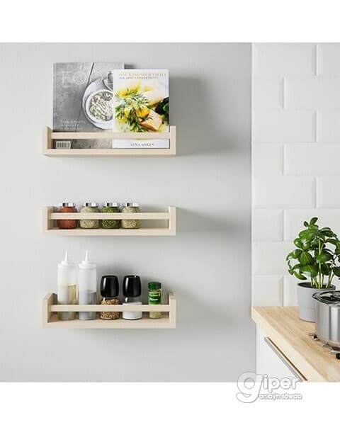 Полка для специй IKEA BEKVÄM осина
