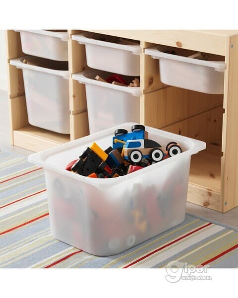 Saklamak üçin Guty IKEA Trofast ak 42x30x23 см