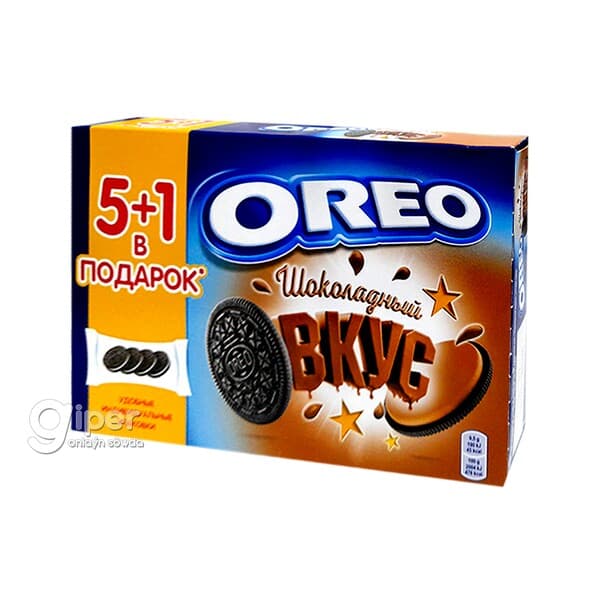 Köke "Oreo" kakaoly, naçinkaly we şokolad tagamly, 228 gr