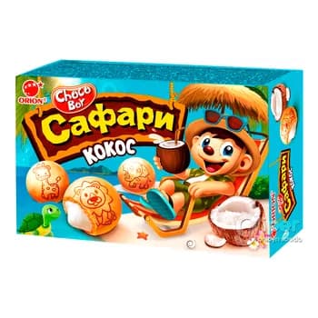 Çagalar üçin köke Orion "Choco Boy Safari" kokos, 39 gr