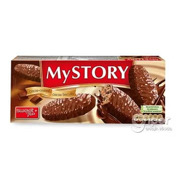 Biskwitler Sweet Plus "MySTORY" şokoladly, 165 gr