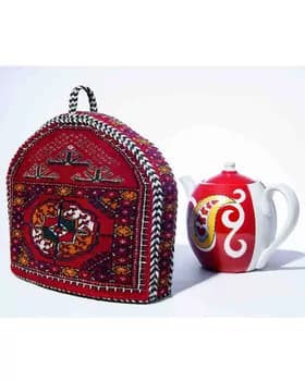 Декор для чайника из ковра