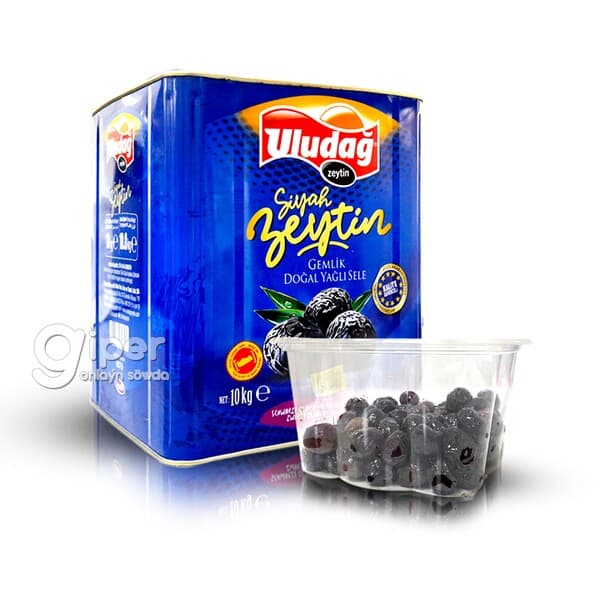 Gara zeýtun uly "Uludağ" Gemlik, 250 gr (±15 gr)
