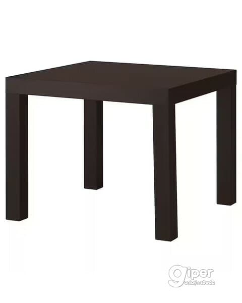 Žurnal stoly IKEA Lack, 55x55 sm, gara-goňur