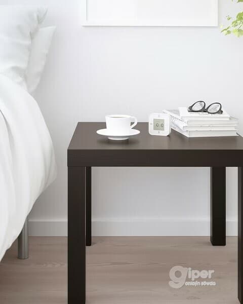 Žurnal stoly IKEA Lack, 55x55 sm, gara-goňur