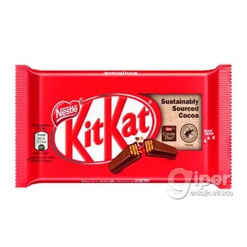 Şokoladly batonçik KitKat süýtli kitirdewük waflili, 41.5 gr