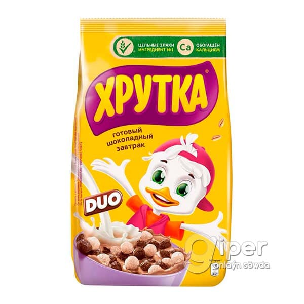 Taýýar ertirlik Nestle Хрутка Duo şokoladly şarjagazlar, 460 gr