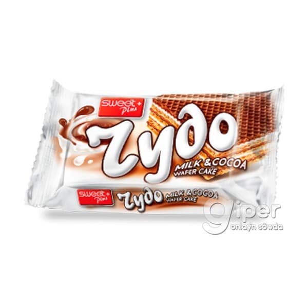 Wafli torty Sweet Plus "Чудо" kakao örtükli süýtli huruşly, 40 gr