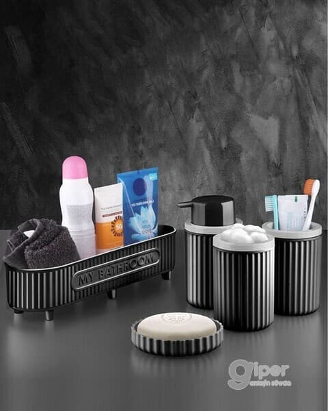 MyBathroom Hammam toplumy 5 bölek gara reňkde