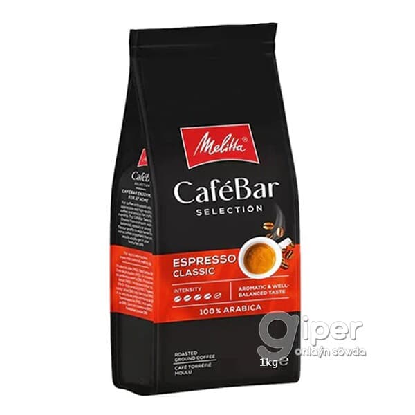 Кофе в зернах Melitta CafeBar Espresso Classic, 1 кг