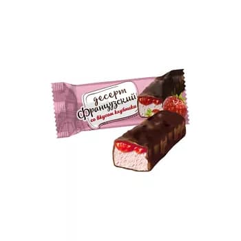 Şokolad örtükli süýjüler Невский кондитер "Французкий десерт" ýertudana tagamly, 250 gr (±15 gr)