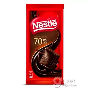 Шоколад "Nestle" горький 82 гр