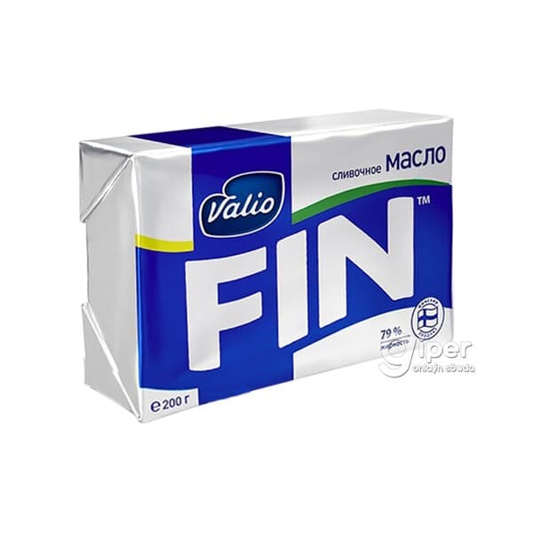 Сливочное масло Valio "FIN" 79%, 200 г