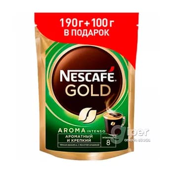 Kofe Nescafe Gold Aroma Intenso, paket gapda 290 gr