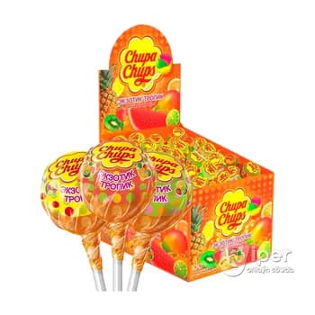 Karamel süýji Chupa-chups "Экзотик-тропик", 15 gr (1 sany)