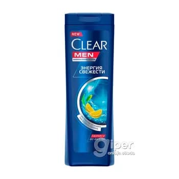 Clear шампунь против перхоти для мужчин Энергия свежести 380 мл