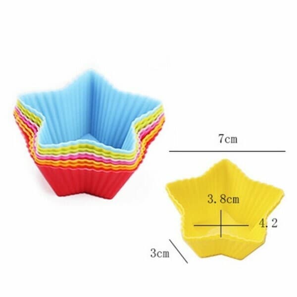 9 sany silikon galypdan ybarat toplum, süýjülikleri bişirmek üçin