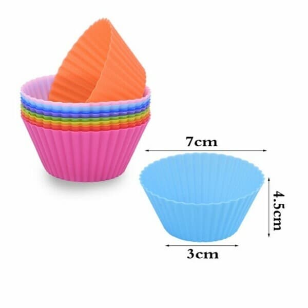 9 sany silikon galypdan ybarat toplum, süýjülikleri bişirmek üçin