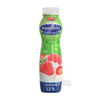 Içilýän ýogurt Alpenland ýertudana, 1.2%, 290 gr